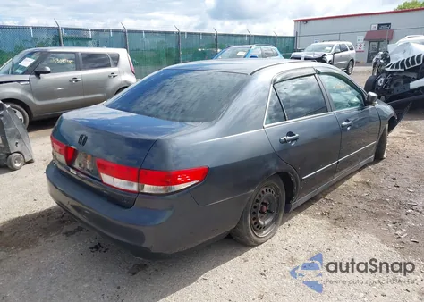 2003 Honda Accord 2.4 Lx из США, поврежденный, VIN 1HGCM55343A142904